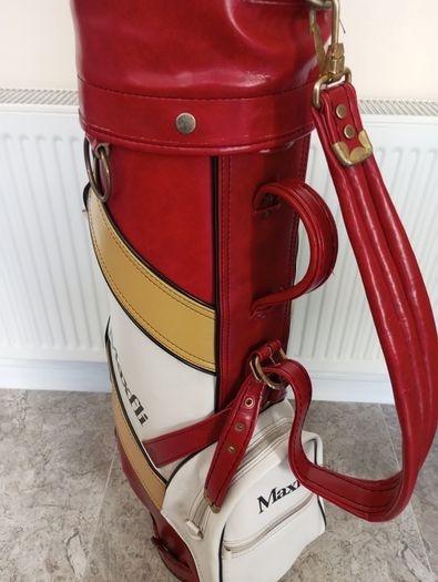 maxfli leather golf bag