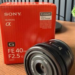 Lens Sony FE 40mm F2.5 G (SEL40F25G) Full-Frame E-Mount