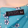 Savida blue floral top size 8 Image 2