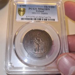 1795 DH 311 Irish Token MS 63