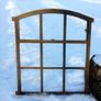 Antique Style Cast Iron Window with Opening Top Image 3