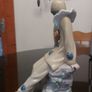 Nao by Lladro Figurine ' Wandering minstrel ' clown with Mandolin (MD50) Image 4