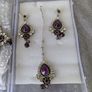 Necklace, earrings, tikka set Image 3