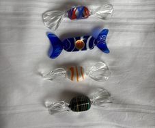 Murano Glass Sweets (E15 each) I have 6 (pink one added)