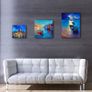 10 Packs Blank Canvas Panels Board 20 x 20 cm(8" x 8"), 100% Cotton for Acrylic Painting, Oil Paint & Wet Water Art Media, Canvases for Professional Artist, Hobby Painters & Beginners Image 4