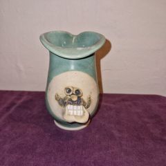 Irish Stoneware face vase