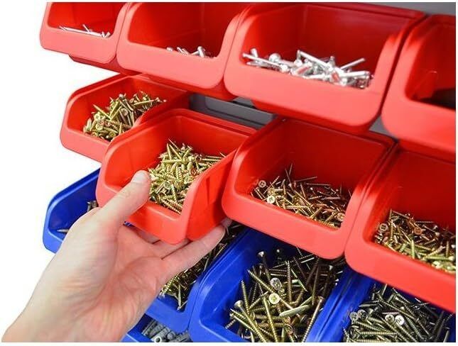 NEW 25 Piece Wall Mounted Storage Organiser