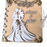 Wedding Gift Card, Personalised Wedding Card, Wooden Wedding Card With Space For Money Image 2