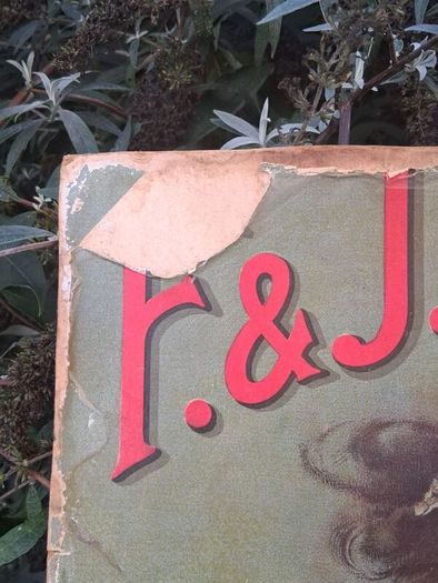 Original F&J Smiths Sun Cured # igarettes Sign (1910)