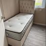 Brand New Stylish single Divan Beds.. Multiple Options Of Headboards. Tufted Memory Foam Mattresses Available. Drawers Storage Available Image 4