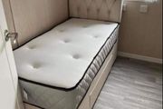 New Stylish single ,Double 4ft, 4ft6, King 5ft And 6ft Superking Sizes Divan Beds Instock. Drawers And Optional Tufted Mattresses Available. Free Delivery