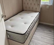 New Stylish single ,Double 4ft, 4ft6, King 5ft And 6ft Superking Sizes Divan Beds Instock. Drawers And Optional Tufted Mattresses Available. Free Delivery