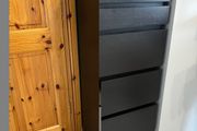 Chest of drawers with mirror