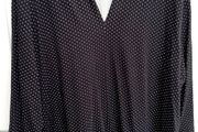 Samoon polka dot top B&amp;W UK 28
