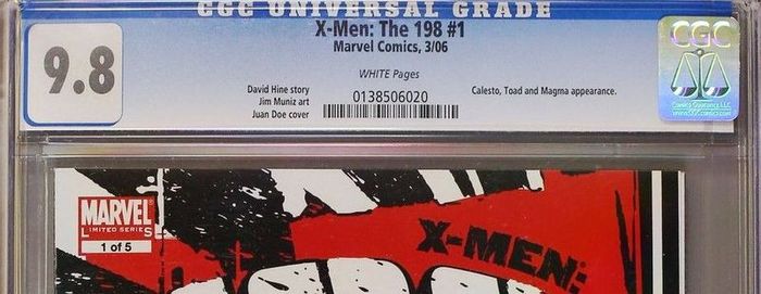 X-Men: the 198 #1 2006 CGC 9.8 Marvel Comic