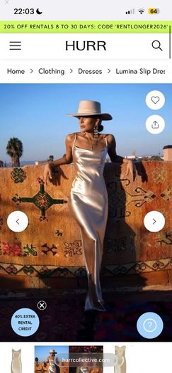 Rat and boa stunning gold dress