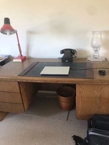 solid wood desk