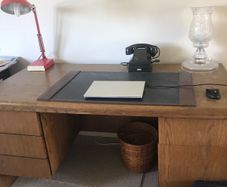solid wood desk