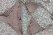 H&amp;m green khaki bikini size s sm worn once