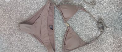 H&m green khaki bikini size s sm worn once