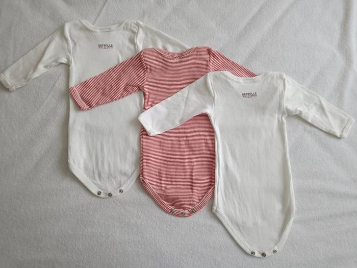 Petit Bateau x Deyrolle - 3 Baby Bodysuits - Unworn