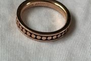 Rose Gold Plated Ladies Sterling Silver Ring