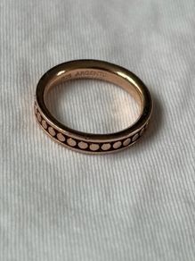 Rose Gold Plated Ladies Sterling Silver Ring