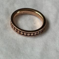 Rose Gold Plated Ladies Sterling Silver Ring