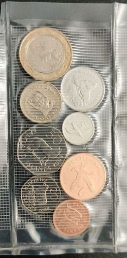 Falkland Islands 8 coins (Islas Malvinas) Full Set