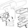 Lower Steering Cowl (Fiat Cinquecento) Image 2