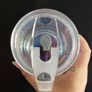 Pink Bear Iridescent Halo Effect Chrome Glass Tumblr Cup Image 3