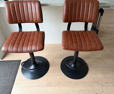 2x Aiden Tan Stool