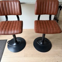 2x Aiden Tan Stool