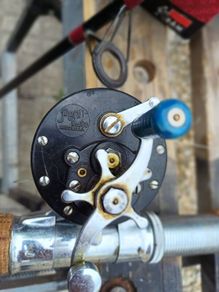 1940's Penn 180 Fishing Reel & Rod