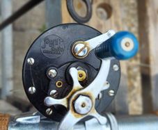 1940's Penn 180 Fishing Reel & Rod
