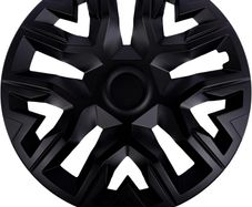Brand New 4x Black Matt Hub Caps 15 Inch for Steel Rims