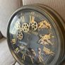 Champs-Elysees France Moving Gears Wall Clock Image 2