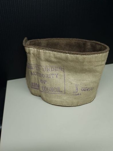 Vintage British Army Council Armband Brassard Crown Patch Military Collectible