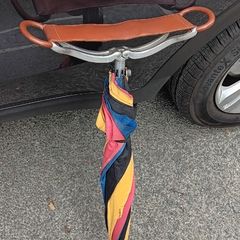 Vintage Umbrella > Shooting/Walking Stick > Leather Seat