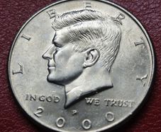 2000 P United States 1/2 Half Dollar "Kennedy Half Dollar"