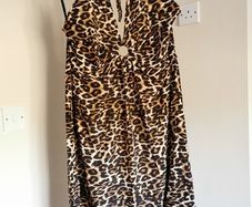 BNWT Lovely Leopard Print Dress size 16
