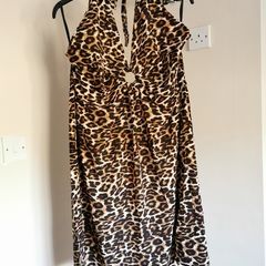 BNWT Lovely Leopard Print Dress size 16