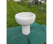 Bird Bath Cut Stone BB045