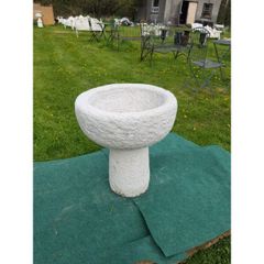 Bird Bath Cut Stone BB045