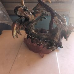 Vintage Fantasy Dueling Dragons