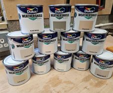 Dulux Weathershield Colour Testers