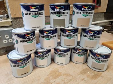 Dulux Weathershield Colour Testers