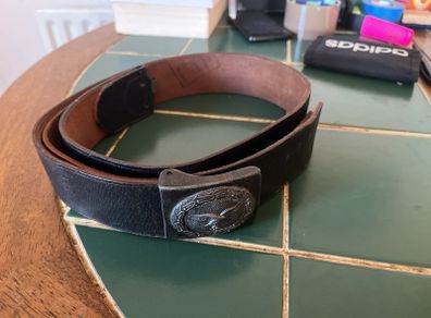 genuine wwii luftwaffe belt and buckle