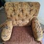 Vintage Upholstered Armchair Image 2