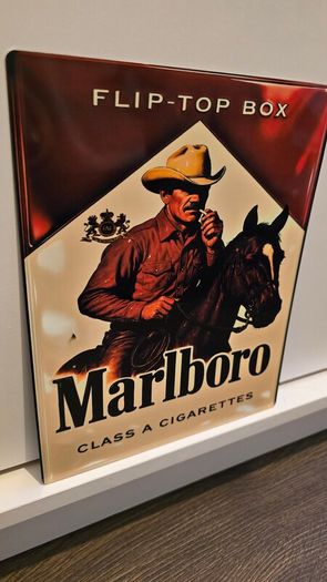 Metal sign